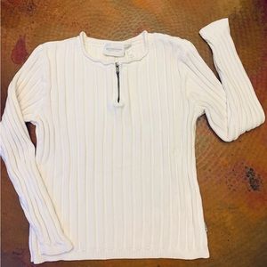 Women’s Liz Claiborne Lizwear Jeans Cable Sweater